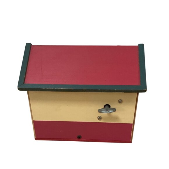 Vtg Wooden Christmas Toy Shoppe Music Box Plays Toy Land Animated Taiwan VIDEO - Picture 3 of 10